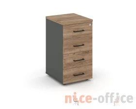 Тумба опорная/приставная с ящиками 416x460x750 Стайл Проджект / Style Project images