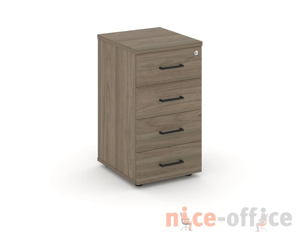 Тумба опорная/приставная с ящиками 416x460x750 Стайл Проджект / Style Project