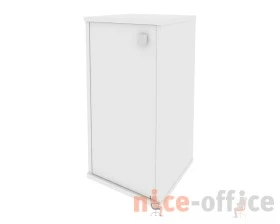 Шкаф низкий узкий 1 низкая дверь ЛДСП левый 412x410x828 Стайл Систем / Style System images