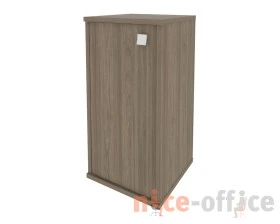 Шкаф низкий узкий 1 низкая дверь ЛДСП левый 412x410x828 Стайл Систем / Style System images