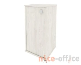 Шкаф низкий узкий 1 низкая дверь ЛДСП левый 412x410x828 Стайл Систем / Style System images