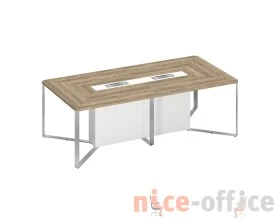 Стол для переговоров составной 2-секционный 280x120x75,6 Speech images
