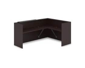 Комплект Ресепшн с фартуком HPL (2344*1765*1149) (без подсветки) 1КР-КЛ.102 ЛАУНЖ / LOUNGE images