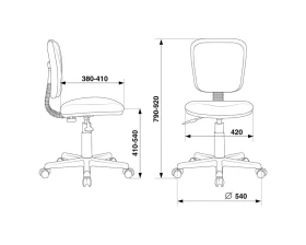 Кресло Бюрократ CH-204NX/GIRAFFE images