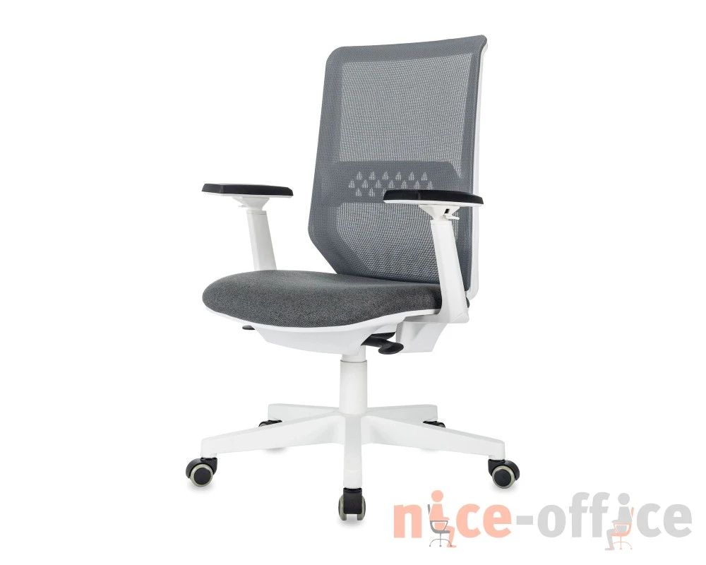 Кресло Бюрократ MC-W611N Сетка/ Ткань, Серый