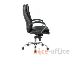 Кресло Бюрократ T-9950/BLACK Натуральная кожа, Черный images