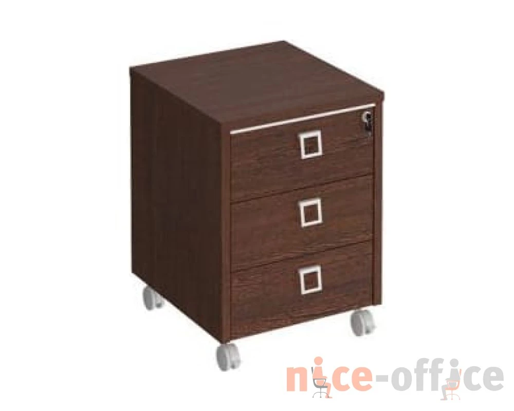 Тумба выкатная 3x ящичная с центральным замком 46,2x50x63,3 Cosmo