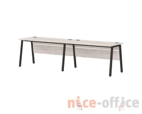Линейный кластер на 2 рабочих места 2800х700х750 Лавана Стил / Lavana Steel images