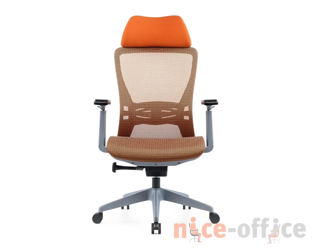 Кресло VIKING-32 M123В-3 Сетка, Оранжевый