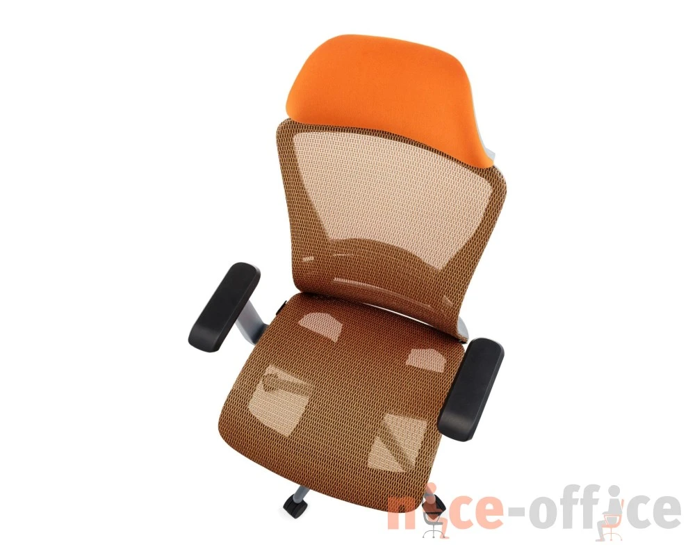 Кресло VIKING-32 M123В-3 Сетка, Оранжевый