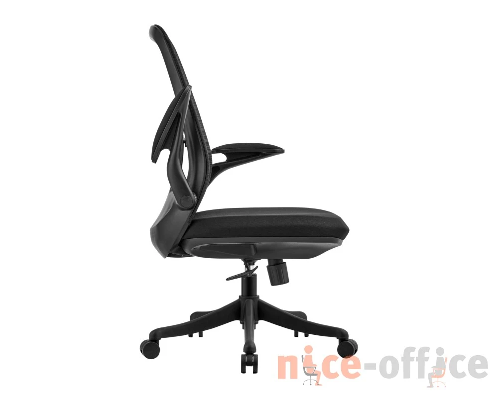 Кресло VIKING-82 MB22 Сетка/Ткань, Черный