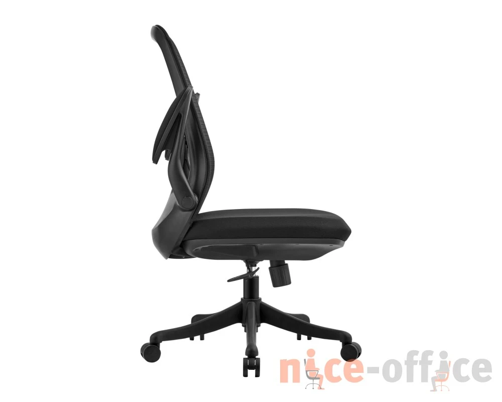 Кресло VIKING-82 MB22 Сетка/Ткань, Черный
