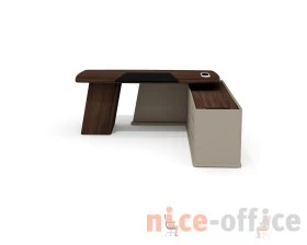 Стол руководителя с опорной тумбой правый AS-20.1R Астон / Aston (ms) images