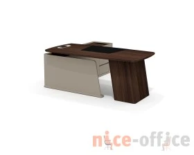 Стол руководителя с опорной тумбой правый AS-20.1R Астон / Aston (ms) images