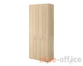 Шкаф высокий закрытый 4 двери 800х400х1980 Дублин images