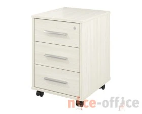 Тумба выкатная 3 ящика с замком 406х446х570 Канцлер images