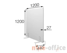 Мобильная прегородка FX-120/120 Фикс MVK images