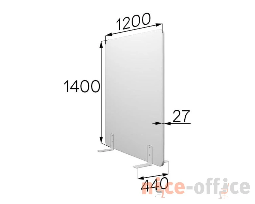 Мобильная прегородка FX-120/140 Фикс MVK