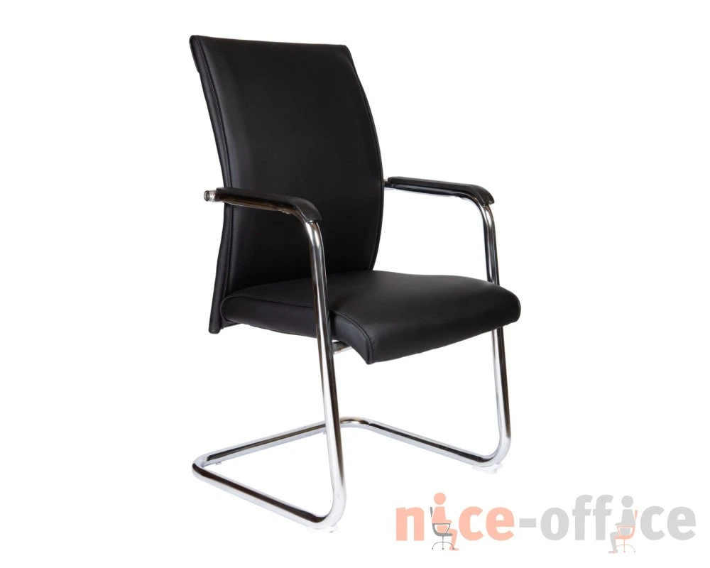 Кресло Norden Мира блэк CF / Myra CF black Экокожа, Черный