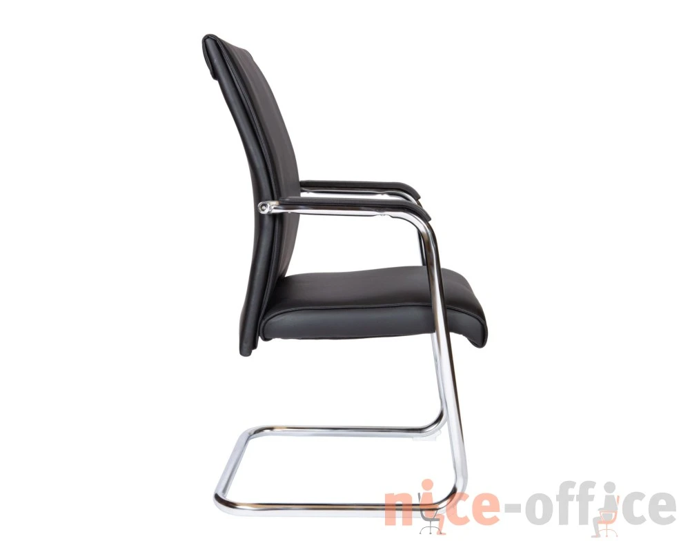 Кресло Norden Мира блэк CF / Myra CF black Экокожа, Черный