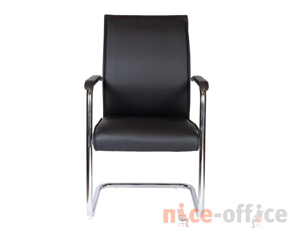 Кресло Norden Мира блэк CF / Myra CF black Экокожа, Черный