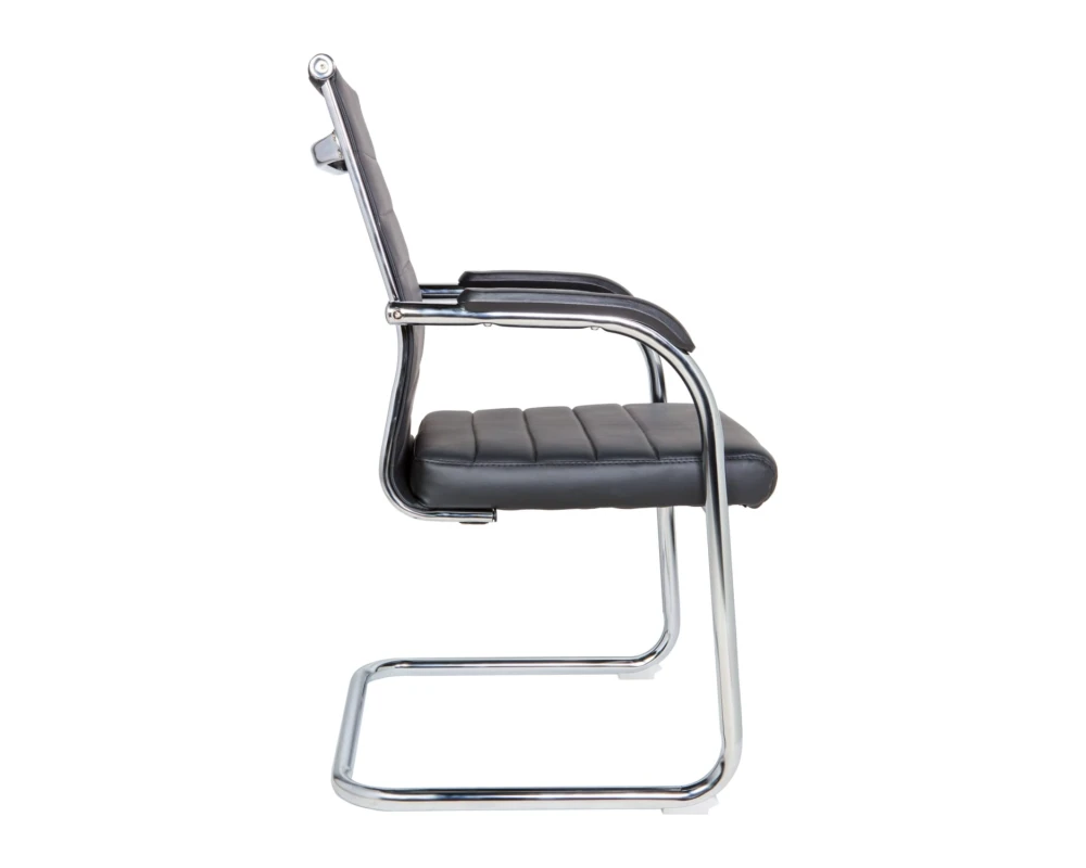 Кресло Norden Авалон CF / хром Экокожа, Черный