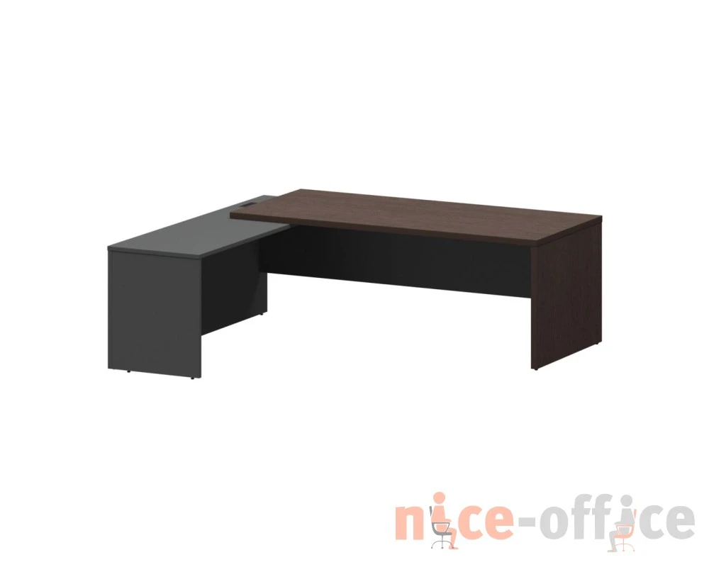 Стол руководителя левый KZP-22L 2200x2000x750 Кортез