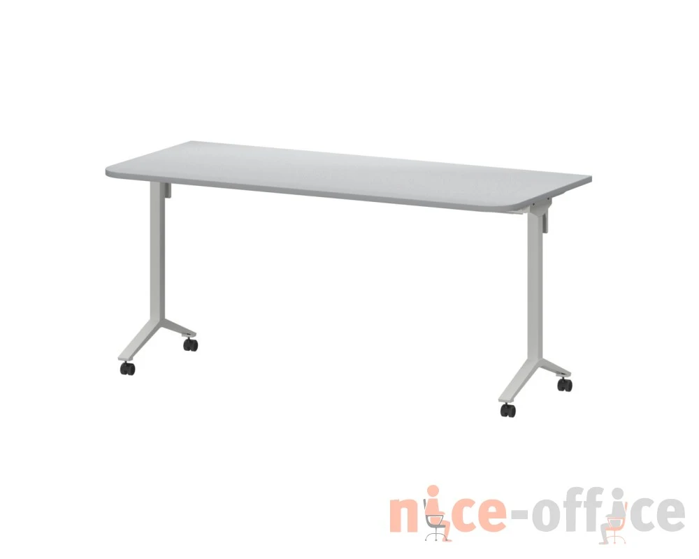 Стол мобильный складной радиусный МБ22-160.70Р 1600x700x750 Моби