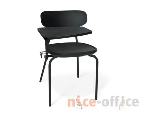 Конференц-стул SHT-S85М-RD-2 с пюпитром Пластик, Черный/Черный муар images