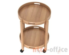 Столик сервировочный SHT-CT63 Прозрачный лак images