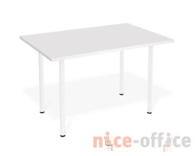 Стол SHT-TU66/TT 120/80 ЛДСП Белый/Белый шагрень images
