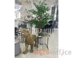 Столик кофейный SHT-CT16 Темный мрамор/Латунь/Черный images