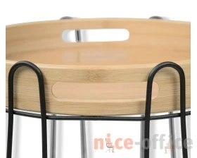 Столик кофейный SHT-CT26 Черный муар/Прозрачный лак images