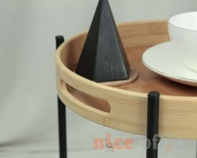 Столик кофейный SHT-CT30 Черный муар/Прозрачный лак images