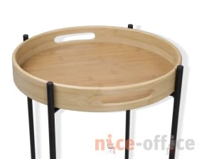 Столик кофейный SHT-CT30 Черный муар/Прозрачный лак images