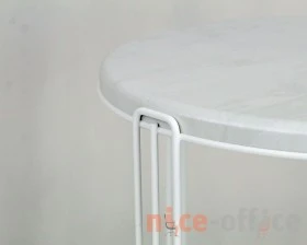 Столик кофейный SHT-CT33-1 Белый муар/Бетон лофт images