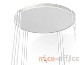 Столик кофейный SHT-CT33-1 Белый муар/Бетон лофт images