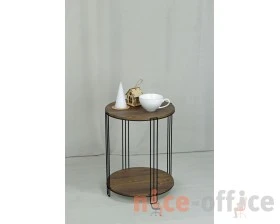 Столик кофейный SHT-CT33 Черный муар/Светлый орех images