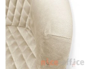Стул барный деревянный SHT-ST31-C4/S65 Велюр, Кремовый/Светлый орех images