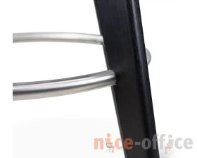 Стул барный SHT-S146 Дерево, Черный/Нерж images