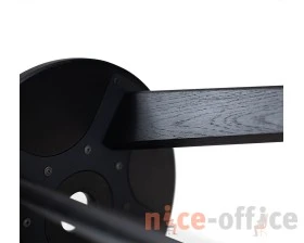 Стул барный SHT-S146 Дерево, Черный/Нерж images