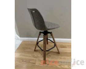 Стул барный SHT-ST29-C12/S93 Ткань, Коричневый сахар/Брашированный коричневый/Черный images