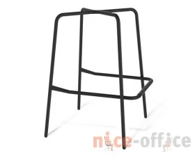 Стул барный SHT-ST34/S29P Ткань, Синий мираж/Черный муар images