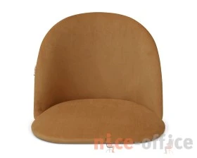 Стул барный SHT-ST35/S29P Велюр, Горчичный/Медный металлик images