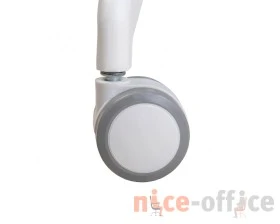 Стул подъемно-поворотный SHT-ST31-C1/S154 Ткань, Пепельный/Белый images