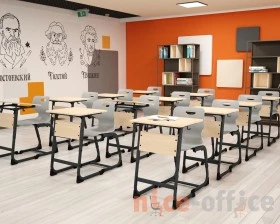 Стул SHT-S-TN22 Пластик, Серый/Антрацит images