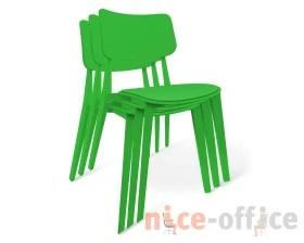 Стул SHT-S110-P Пластик, Зеленый/Зеленый images