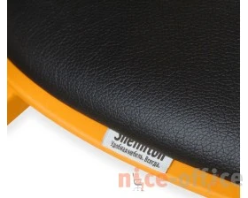 Стул SHT-S111-CN1 пластиковый Пластик/Экокожа, Оранжевый/Черный images
