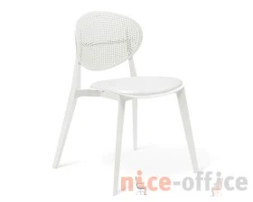 Стул SHT-S111-CN1 с мягкой подушкой из кож.зама Пластик/Экокожа, Белый/Белый images
