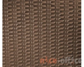 Стул SHT-S68 Пластик, Коричневый/Белый муар images
